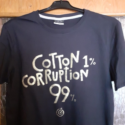 Tricou "Cotton 1%, Corruption 99%"
